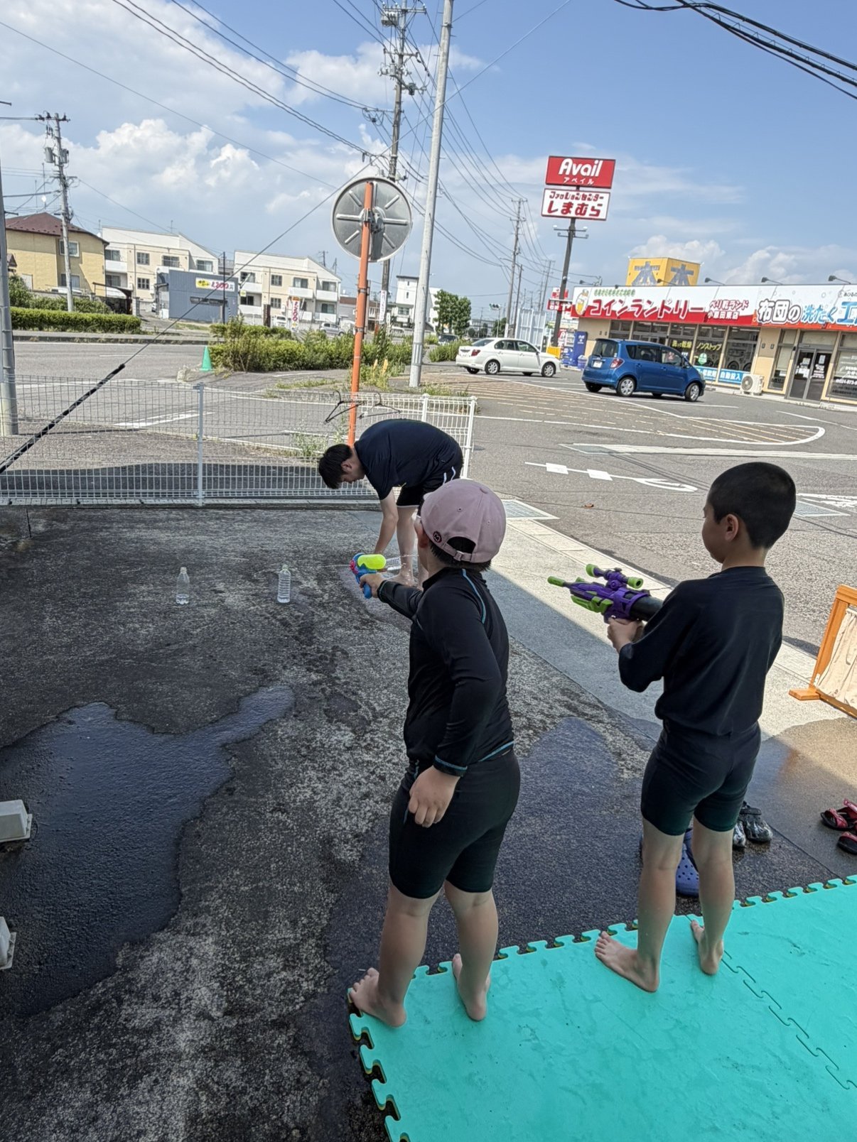 猛暑の為水遊びへと変更し活動しました⛲️｜郡山市で発達障害や発達